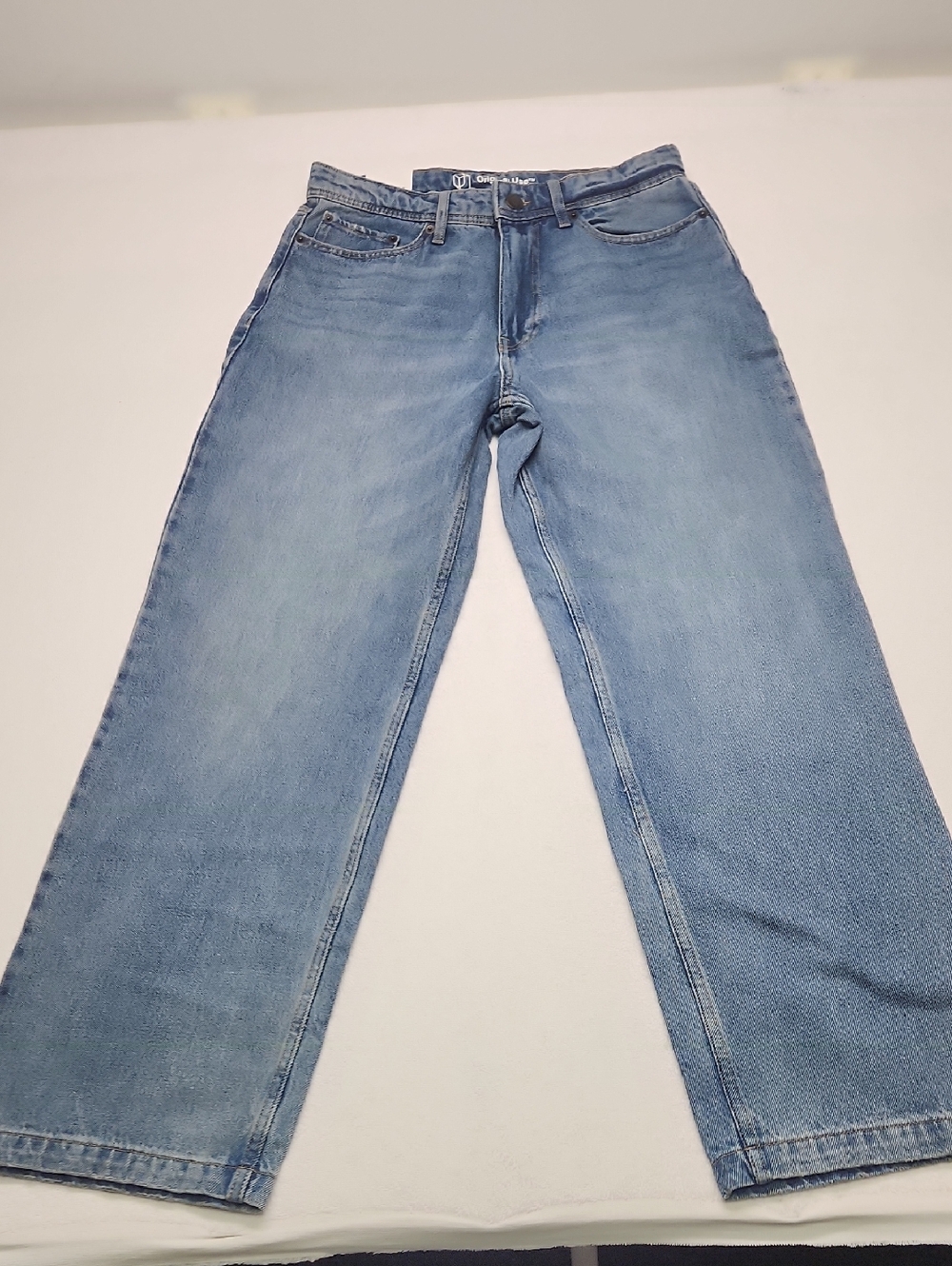 Original Use-Men's Light Blue Straight-Leg/Baggy